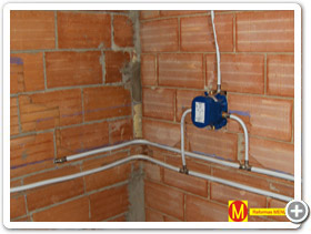 Instalación de fontanería.