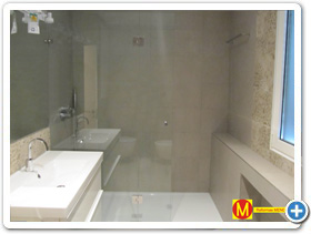Acabado de baños.